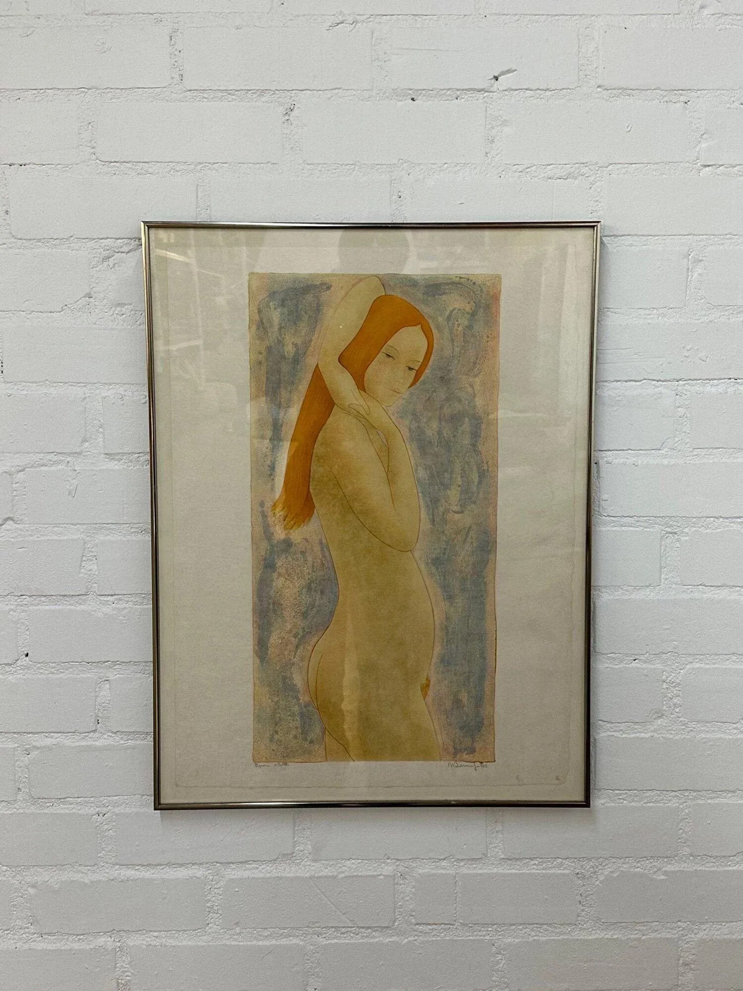 1970s Modern Nude Signed Lithograph - 8