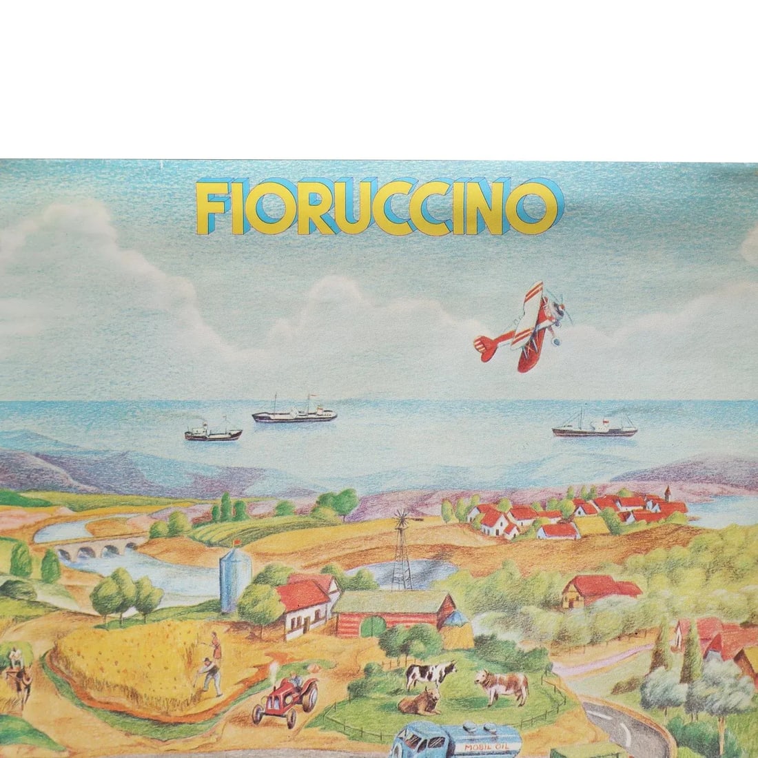Vintage Fiorucci "Fioruccino" Illustrated Poster 1979 - 2
