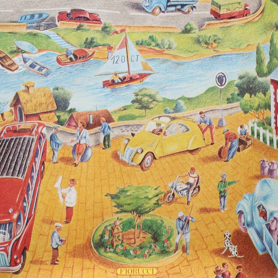 Vintage Fiorucci "Fioruccino" Illustrated Poster 1979 - 4