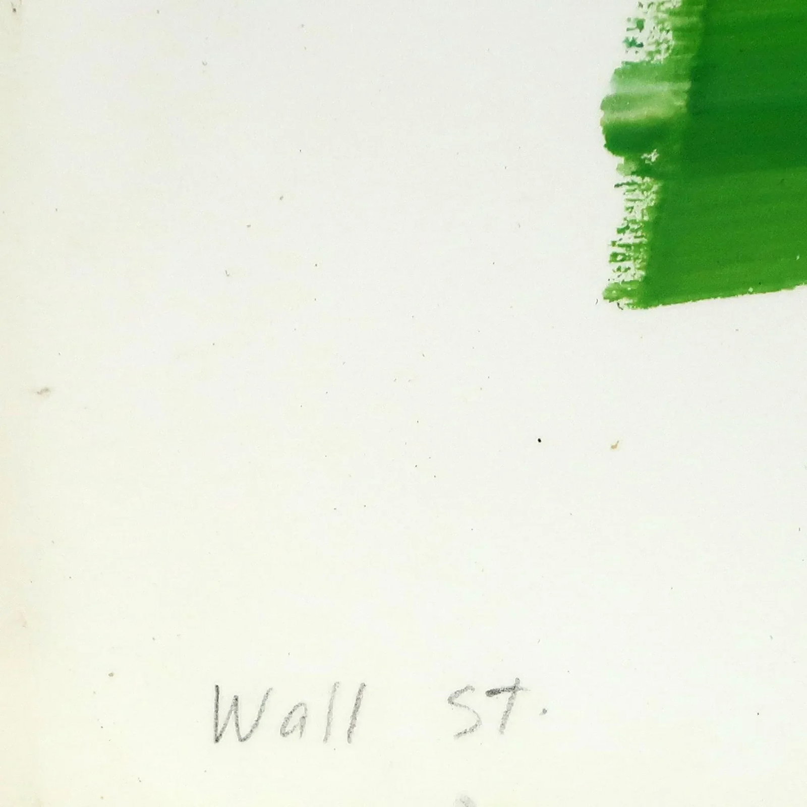 Michael Glier "Wall Street, New York, New York" Gouache on Paper (2008) - 7