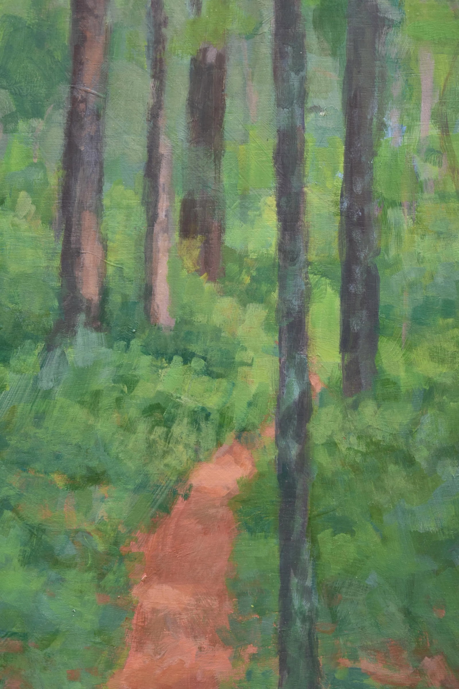 "Back Yard Path", Contemporary Painting by Stephen Remick - 3