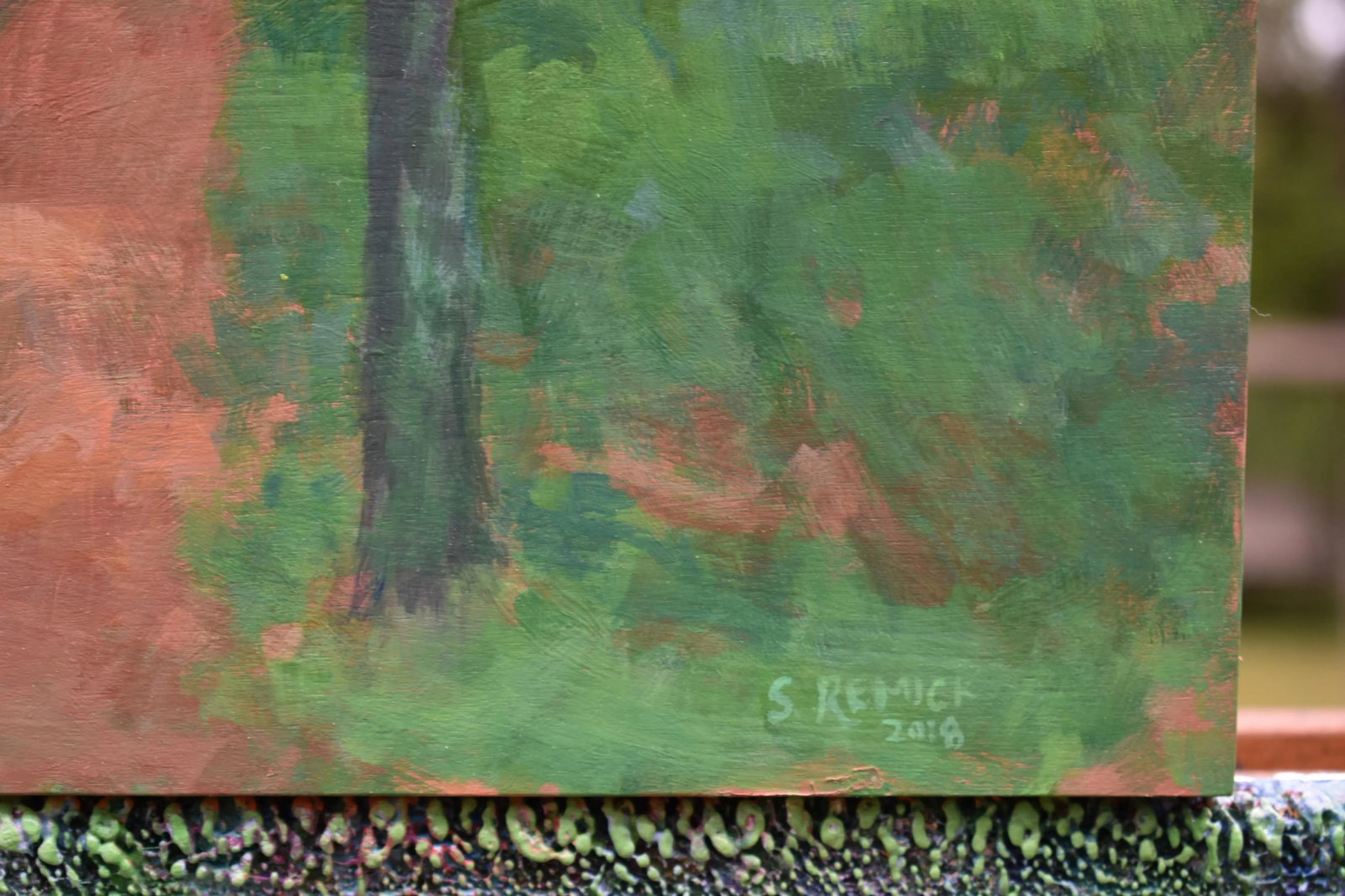 "Back Yard Path", Contemporary Painting by Stephen Remick - 4