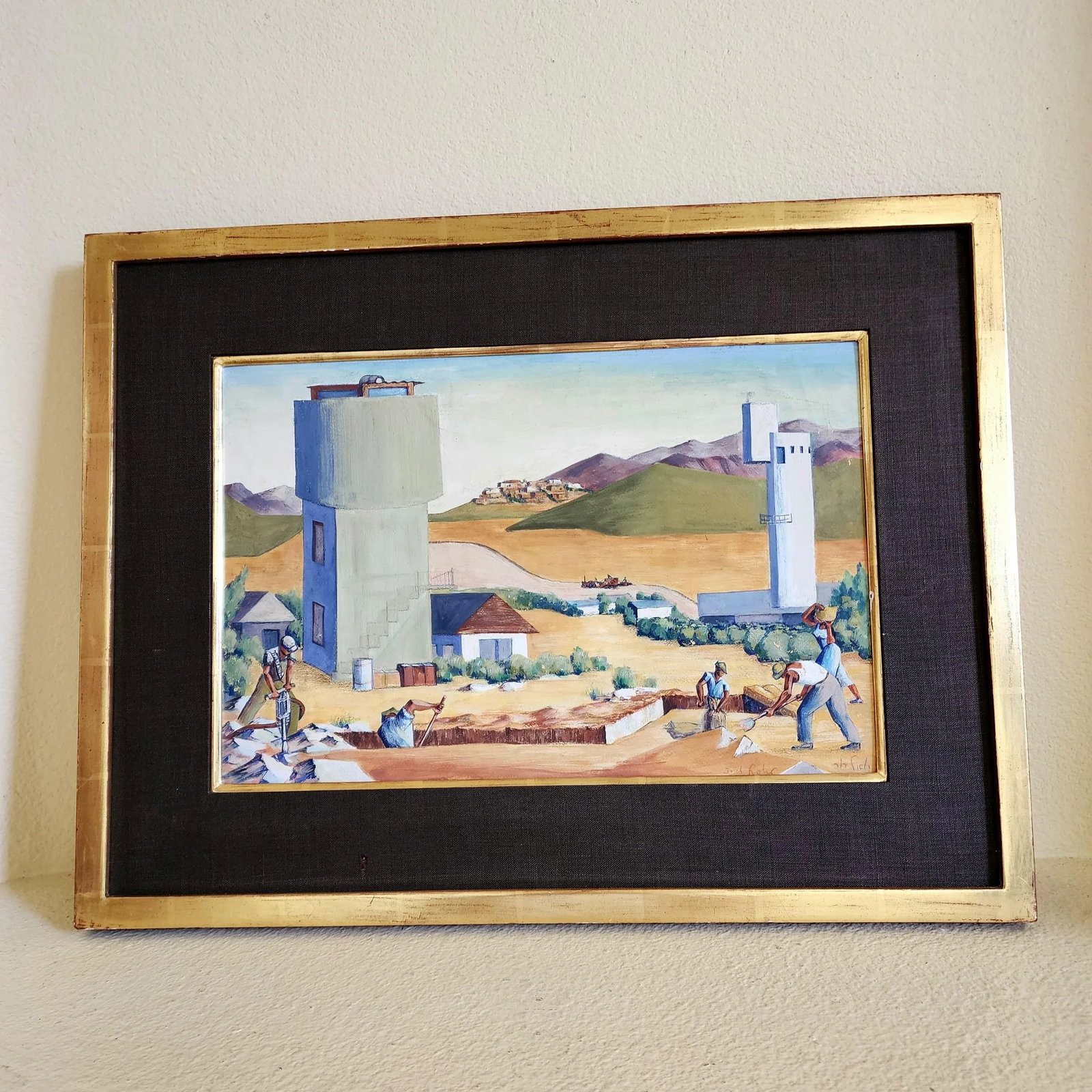 Early 20th Century Original Oil on Board Painting Signed by the Artist Framed - 12