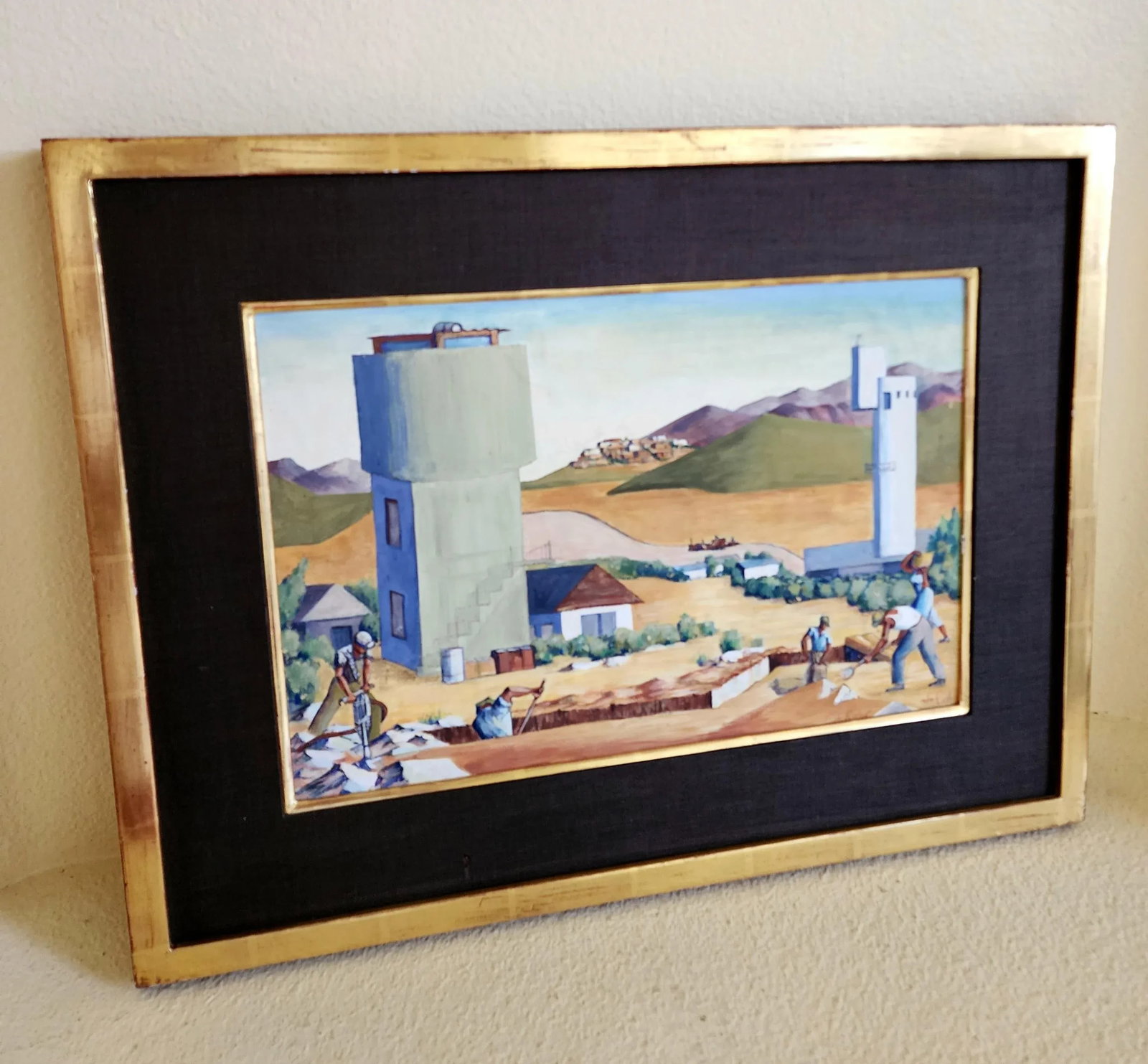 Early 20th Century Original Oil on Board Painting Signed by the Artist Framed - 4