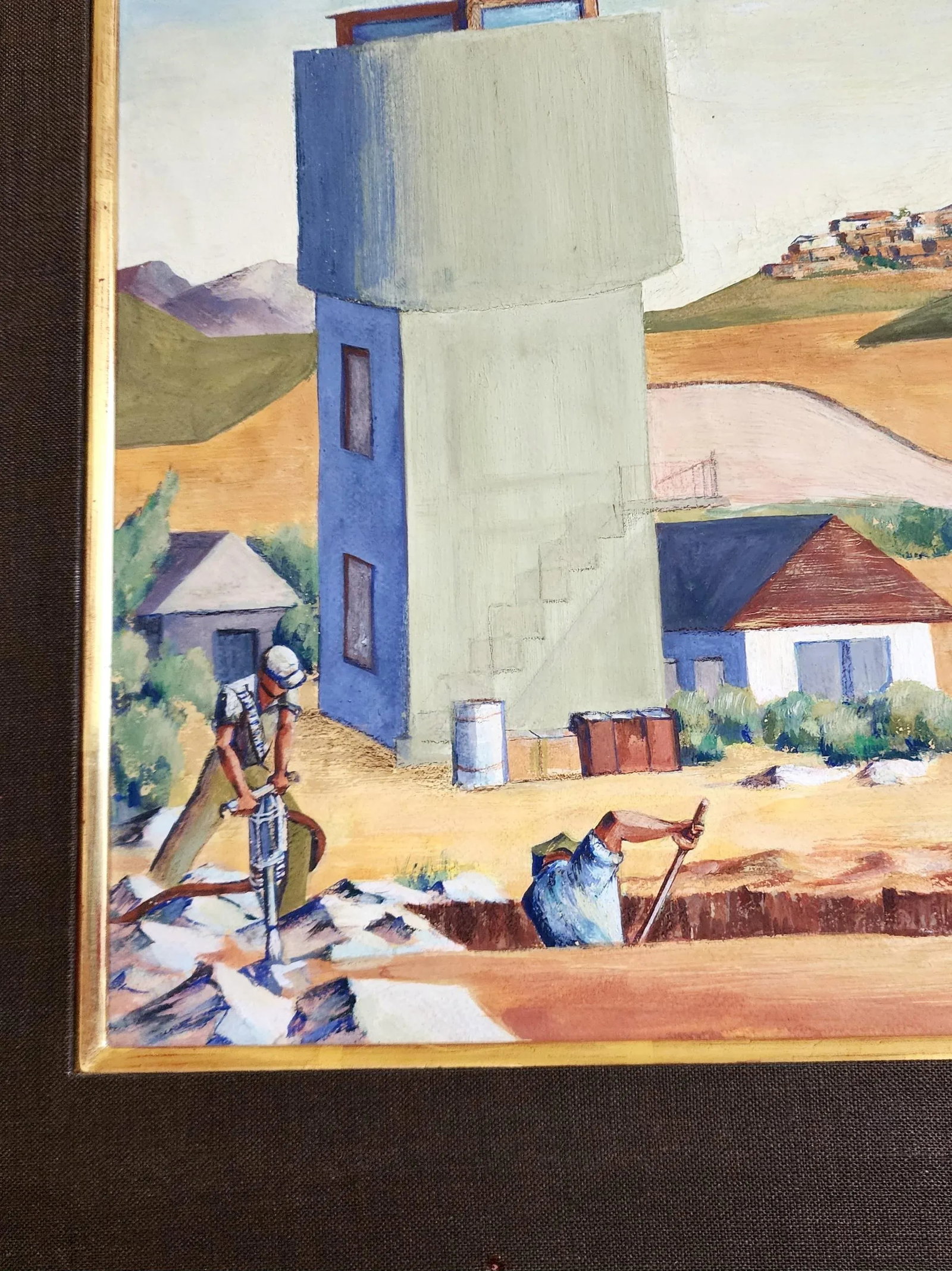 Early 20th Century Original Oil on Board Painting Signed by the Artist Framed - 5