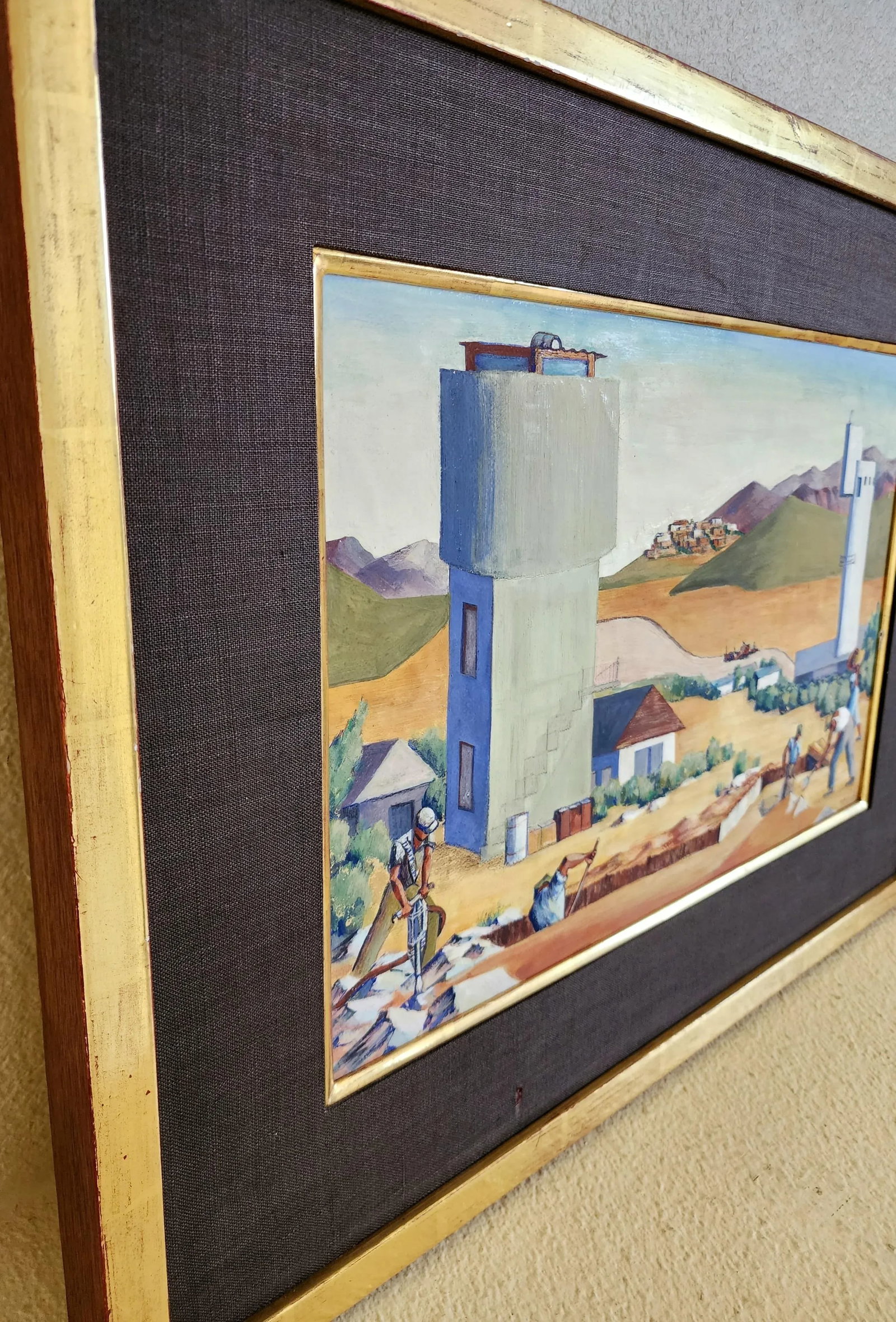 Early 20th Century Original Oil on Board Painting Signed by the Artist Framed - 6