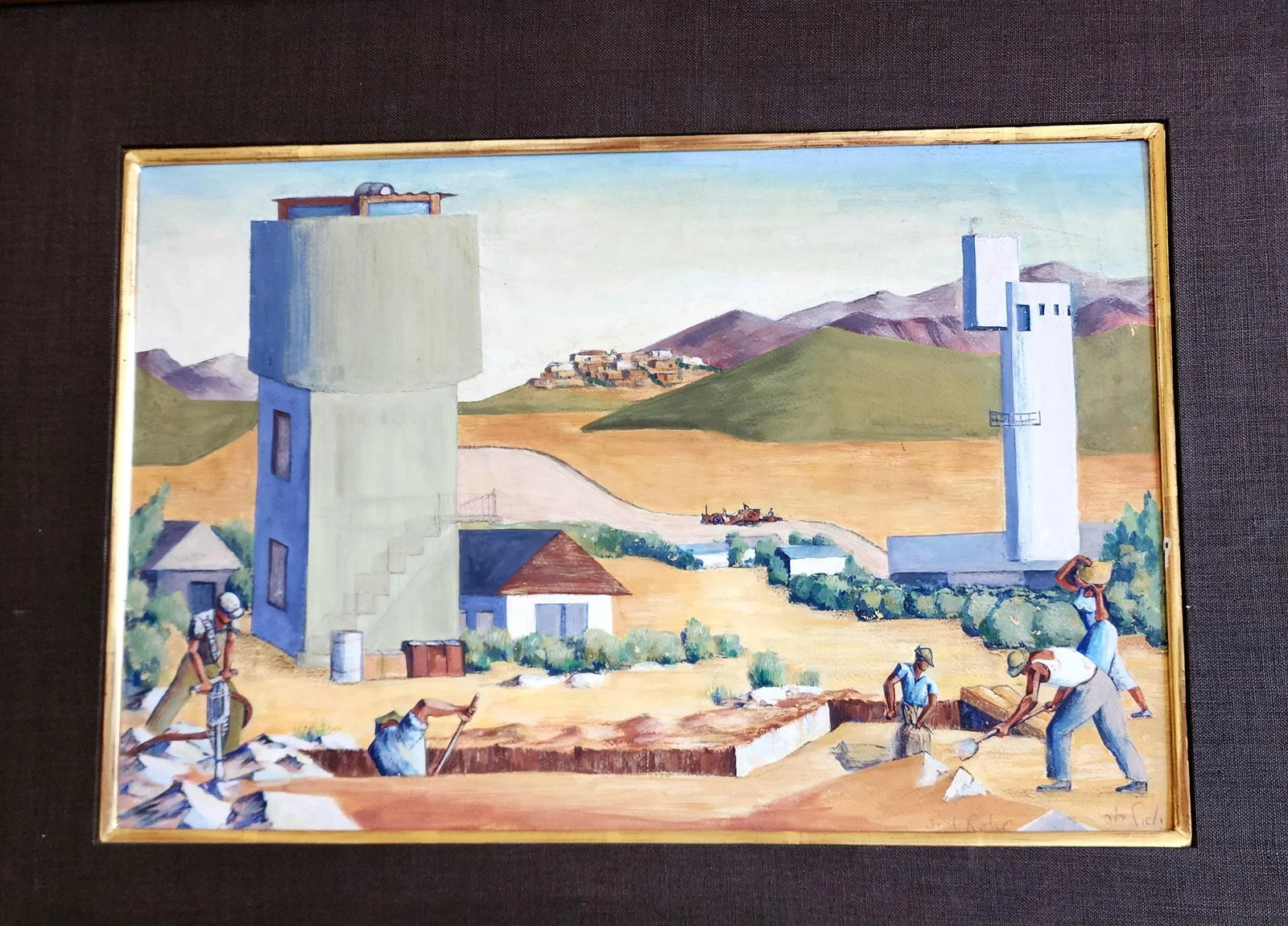 Early 20th Century Original Oil on Board Painting Signed by the Artist Framed - 9