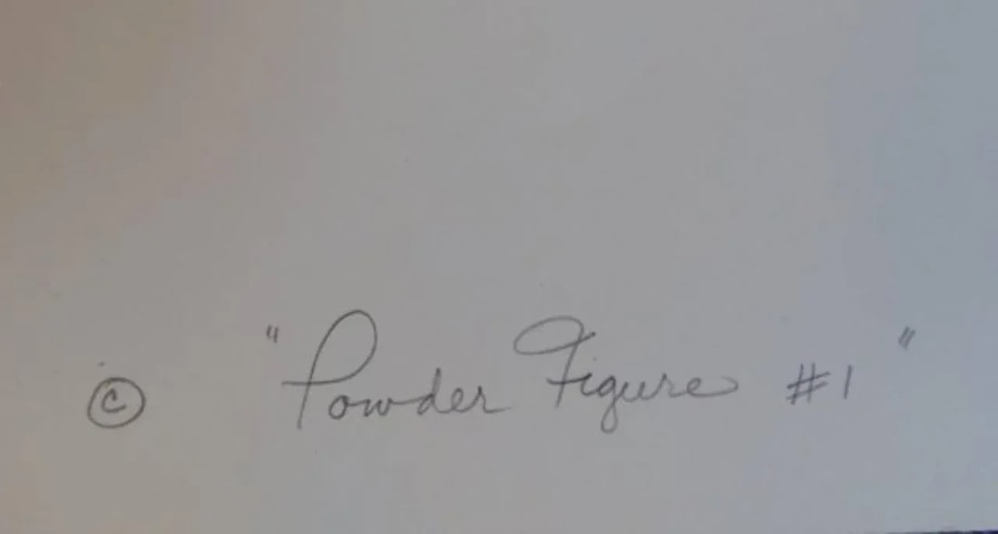 Len Prince Powder "Figure #1" Gelatin Print in Sepia Signed and Numbered, Edition 10 - 5