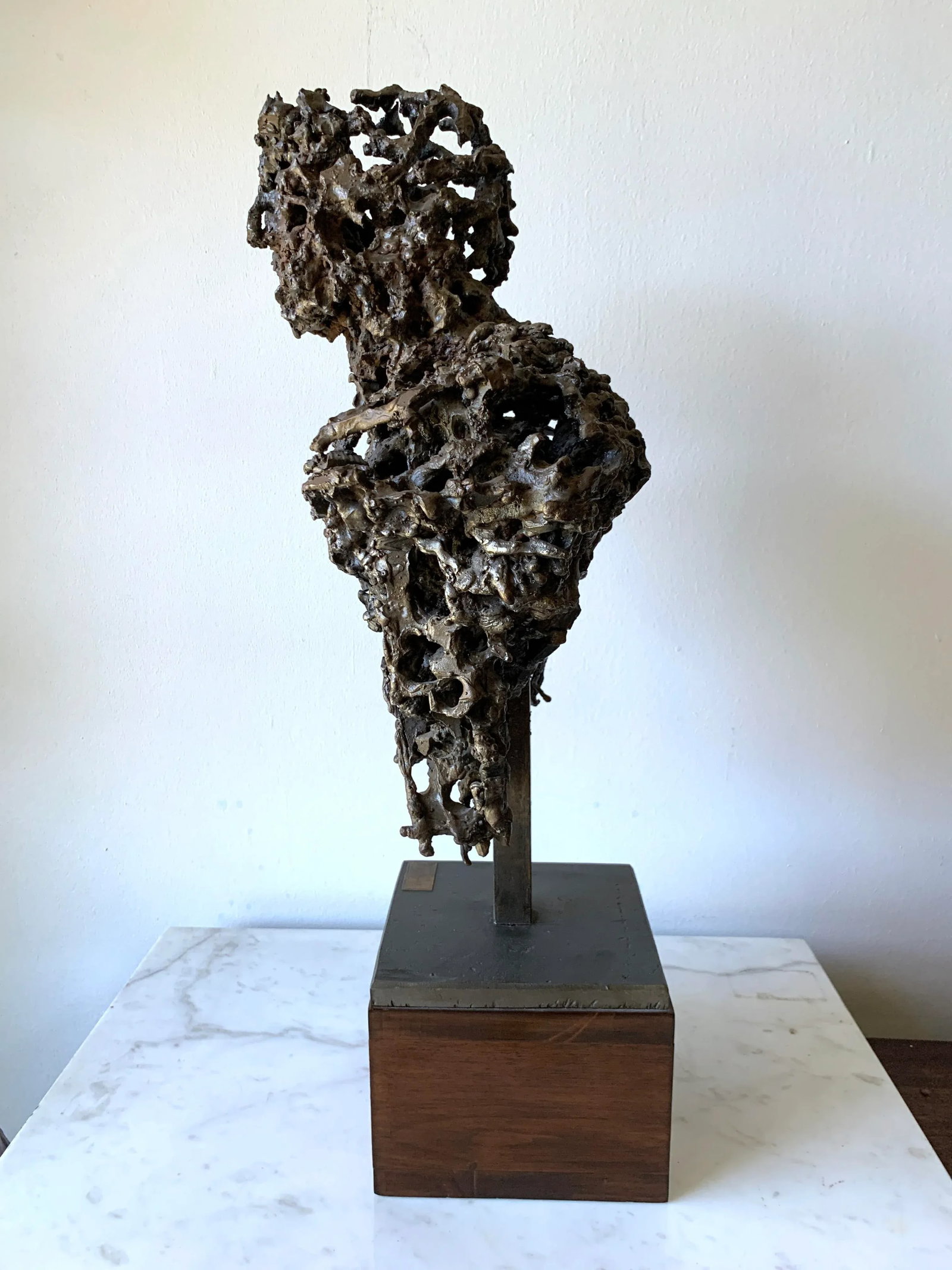 Mid Century Brutalist Sculpture by Daniel Gluck 'Bust of a Man' - 6