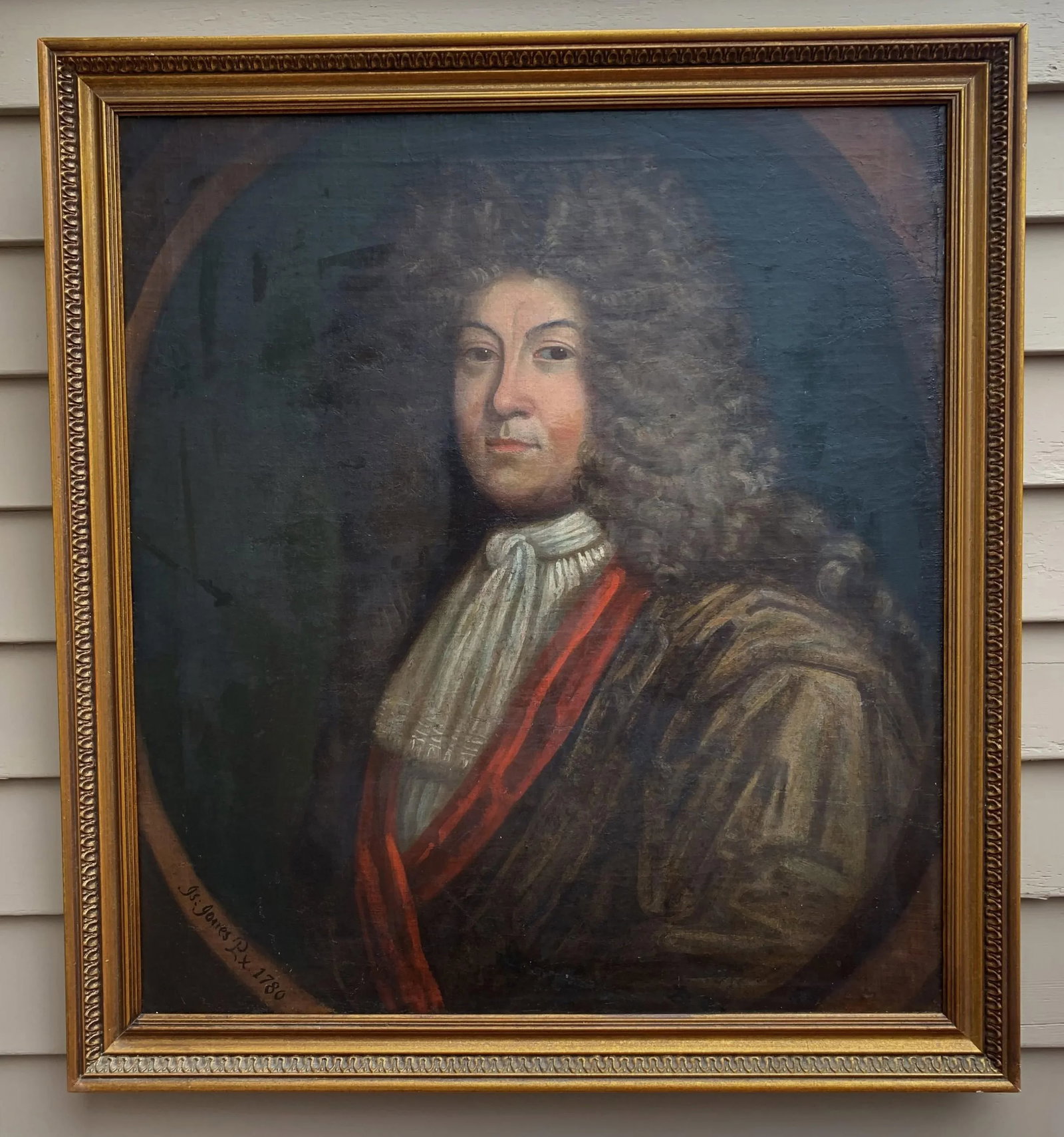 1780 British Portrait of a Gentleman Signed J. Jones - Antique Georgian Oil - 10