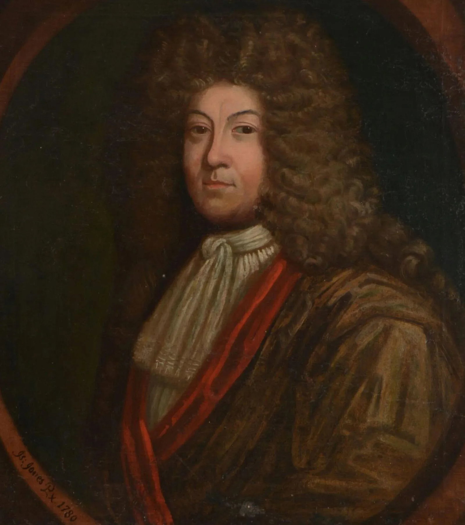 1780 British Portrait of a Gentleman Signed J. Jones - Antique Georgian Oil - 3