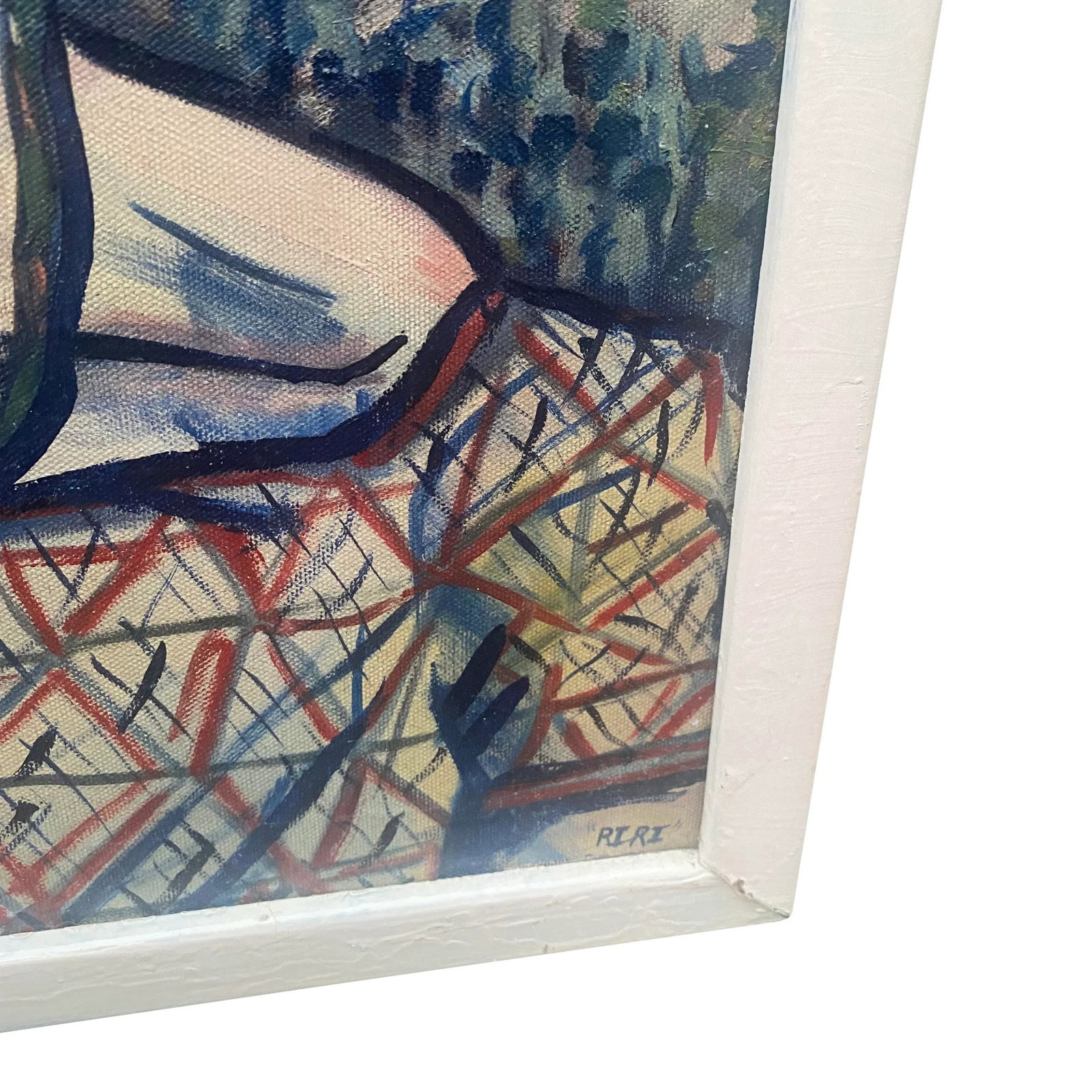 "Riki" Self Portrait, Oil on Board. Original Artwork. - 4