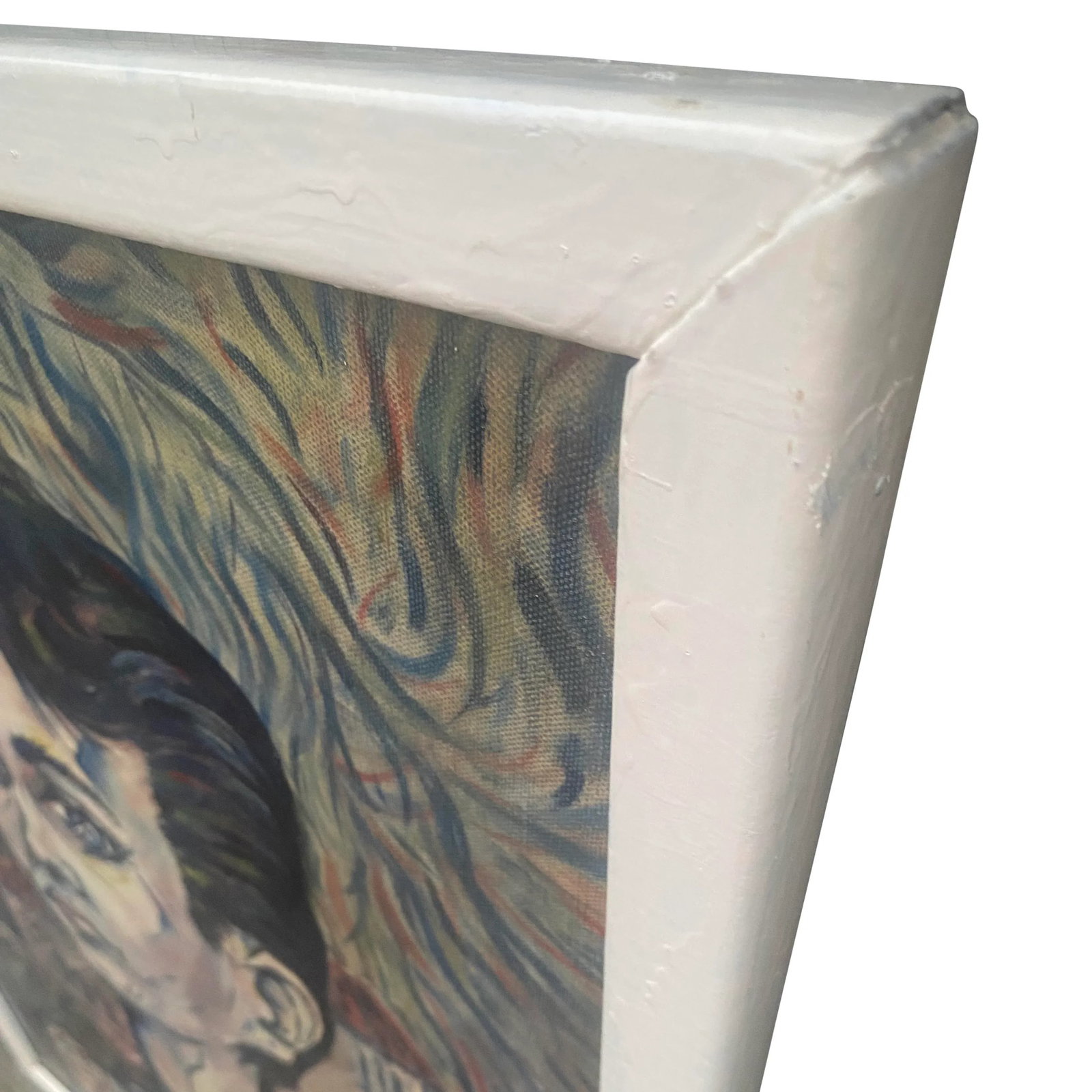 "Riki" Self Portrait, Oil on Board. Original Artwork. - 6