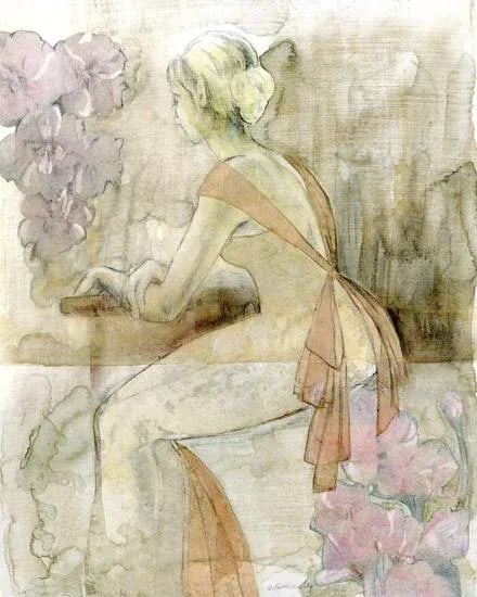 Original Mixed Media Painting Just a Suggestion - 3