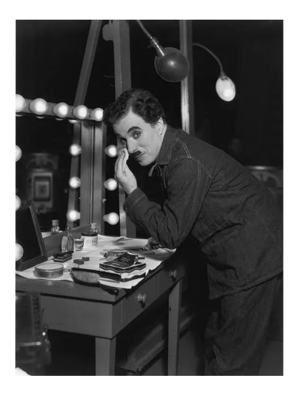 Charlie Chaplin During the Making of "Modern Times" 1936 (1 of 5)
