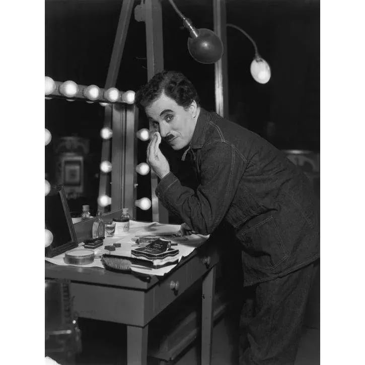 Charlie Chaplin During the Making of "Modern Times" 1936 - 5