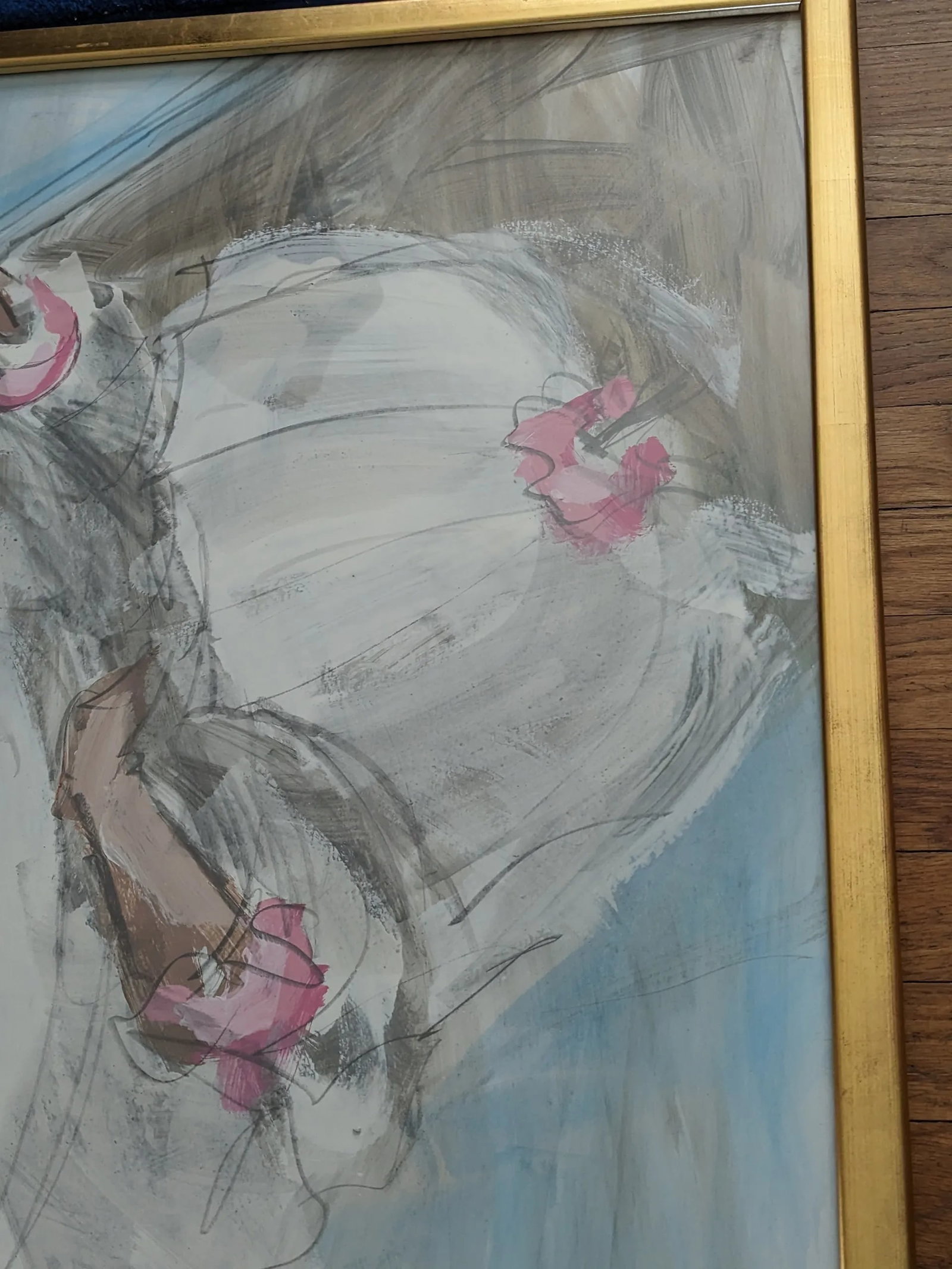 1990s "Sunday Afternoon" Pastel Gouache by Jerry Sic - 6