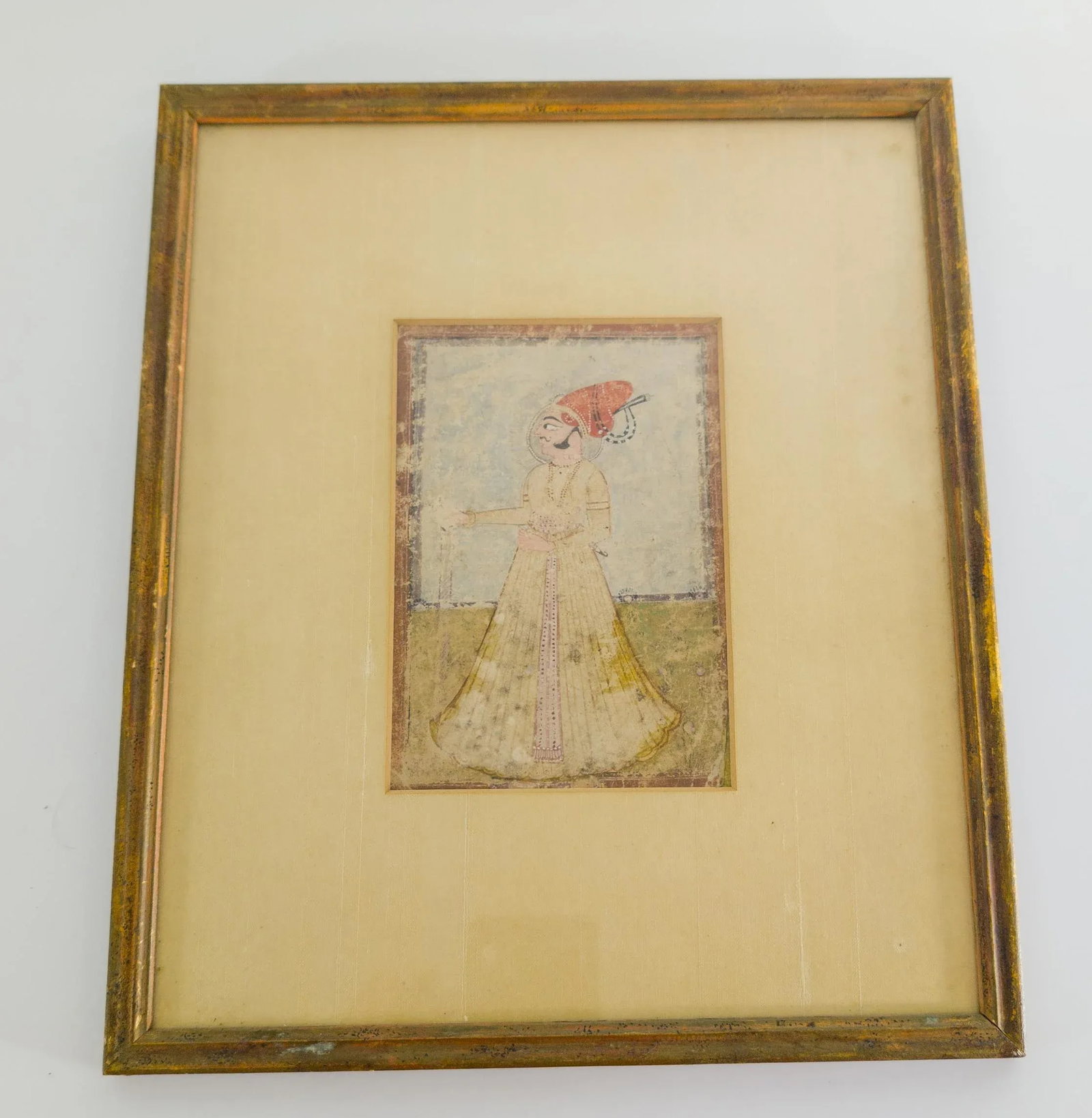 18th Century Indian Mughal Miniature Gouache Painting on Paper - 2