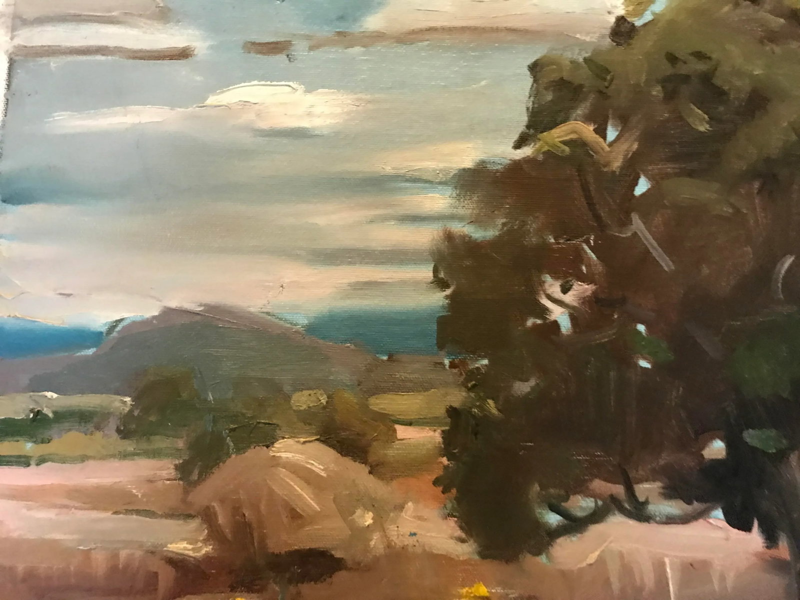 Gorgeous Western Skies Original Oil Painting - 3