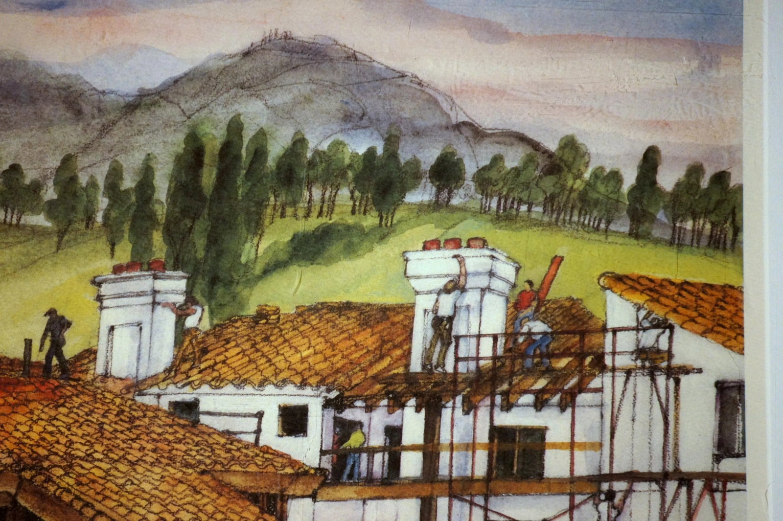Franklin McMahon "Home Construction" Signed Art Print - 4