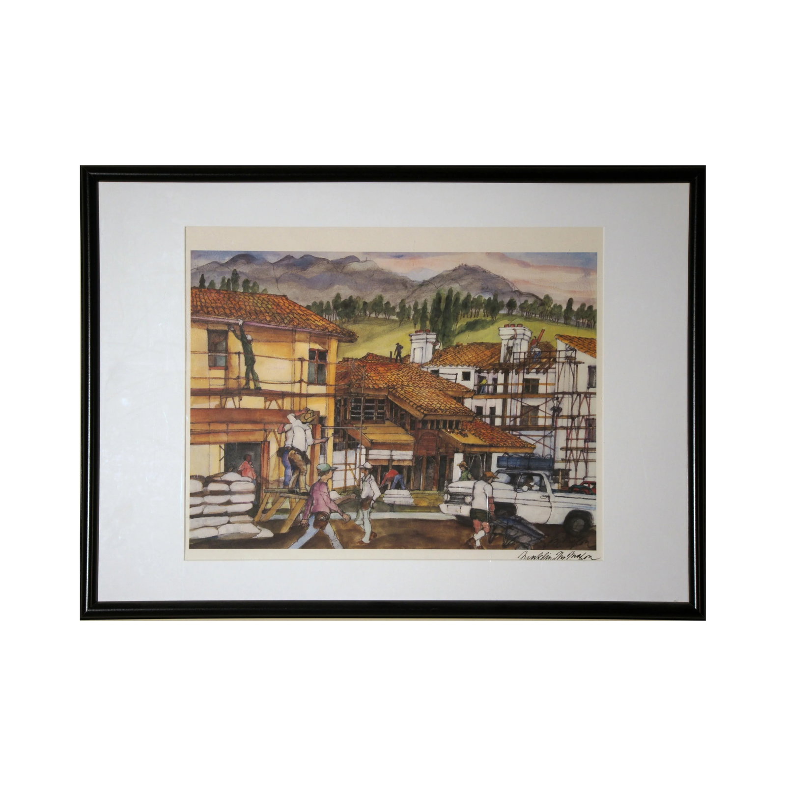 Franklin McMahon "Home Construction" Signed Art Print - 9
