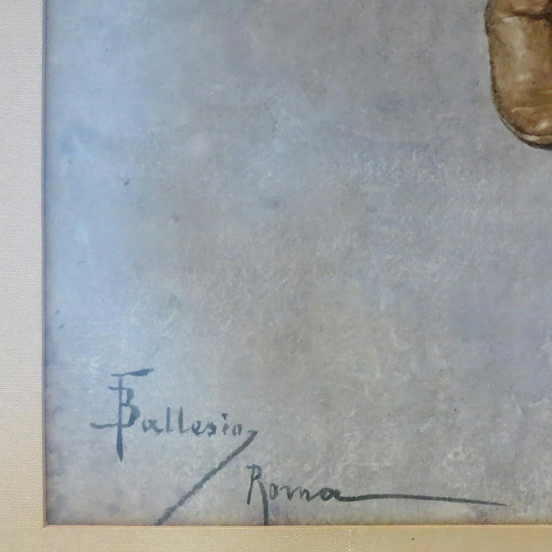 Late 19th Century Vintage Italian Watercolor Painting by Francesco Ballesio - 3
