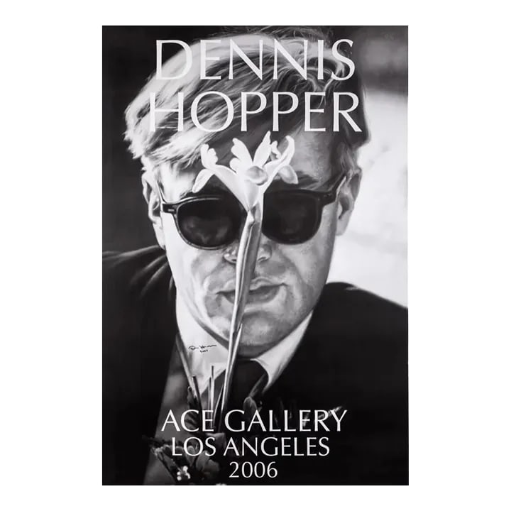 Dennis Hopper Ace Gallery Signed Poster, 2006 Andy Warhol (1 of 2)