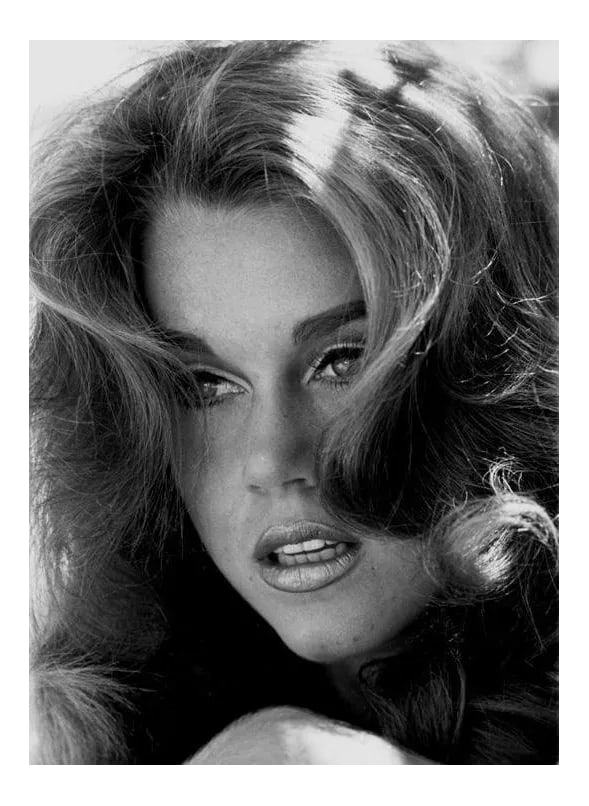 Jane Fonda 1966: Jane Fonda, 1966. 11" x 14" silver gelatin fiber based print signed on verso by photographer Gene Trindl. #02 of an open edition. Condition: Imperfections: No Imperfections Origin: United States