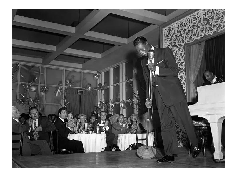 Nat 'King' Cole Performing at Ciro's 1954 (1 of 5)