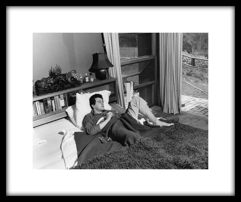 Rock Hudson at His North Hollywood Home 1952 (Photo by Sid Avery) - 2