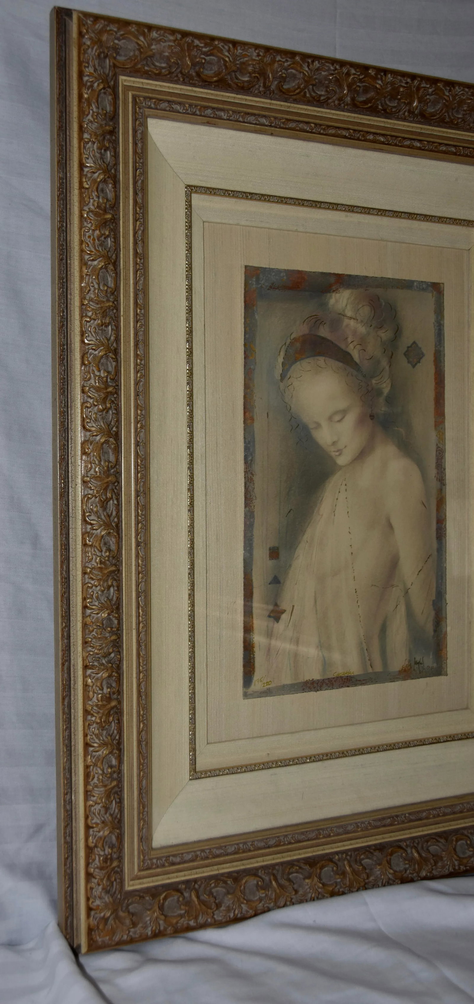 Csaba Markus 'Cassandra' Original Museum-Quality Painting Mixed Media - 3