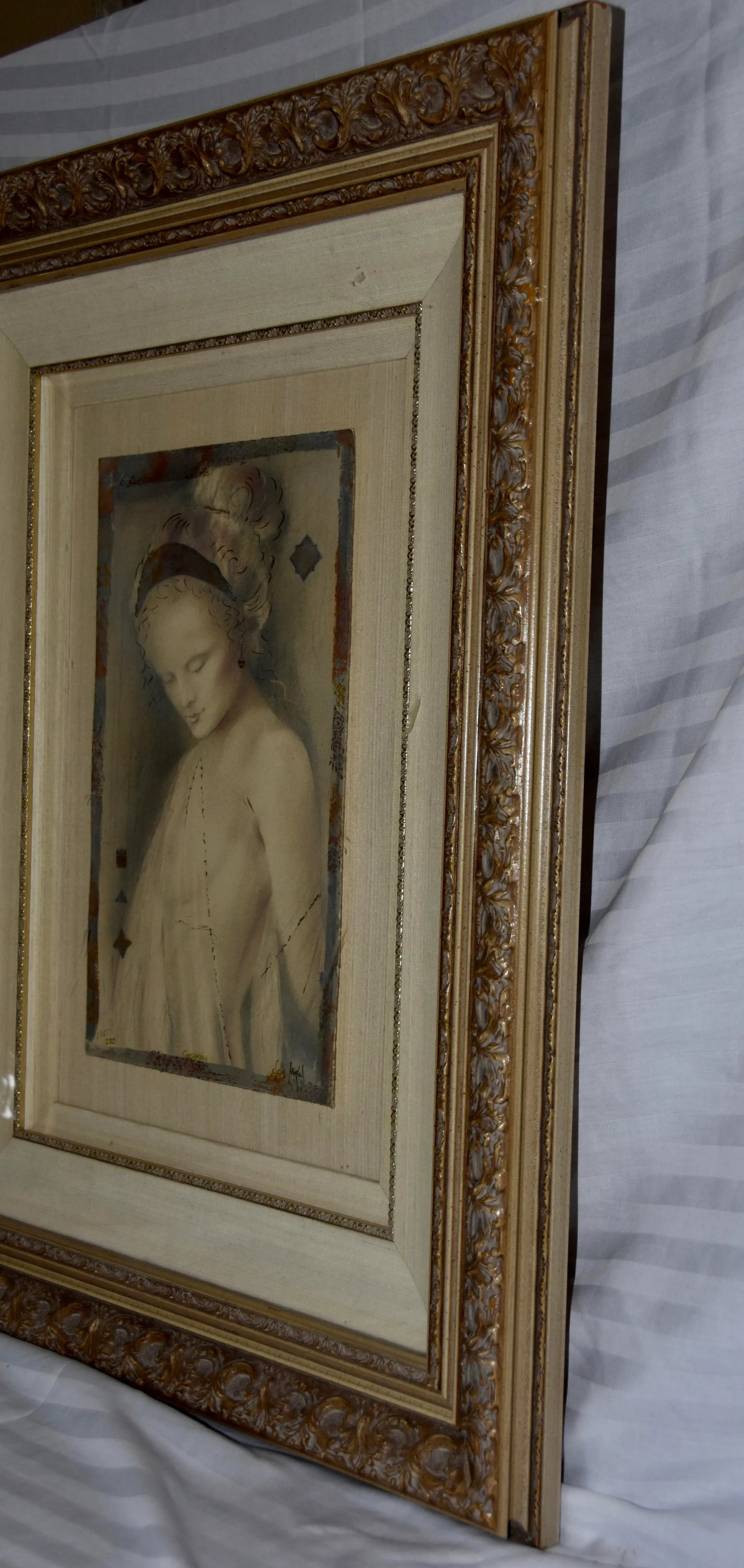 Csaba Markus 'Cassandra' Original Museum-Quality Painting Mixed Media - 4