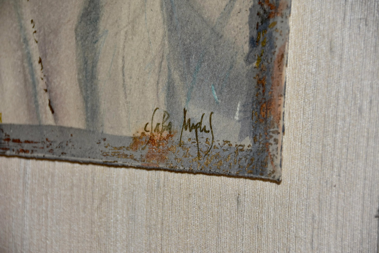 Csaba Markus 'Cassandra' Original Museum-Quality Painting Mixed Media - 6
