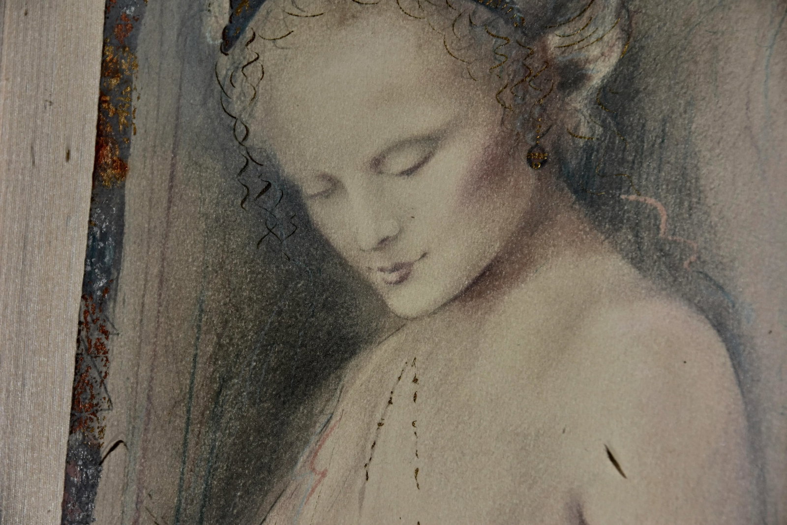 Csaba Markus 'Cassandra' Original Museum-Quality Painting Mixed Media - 8