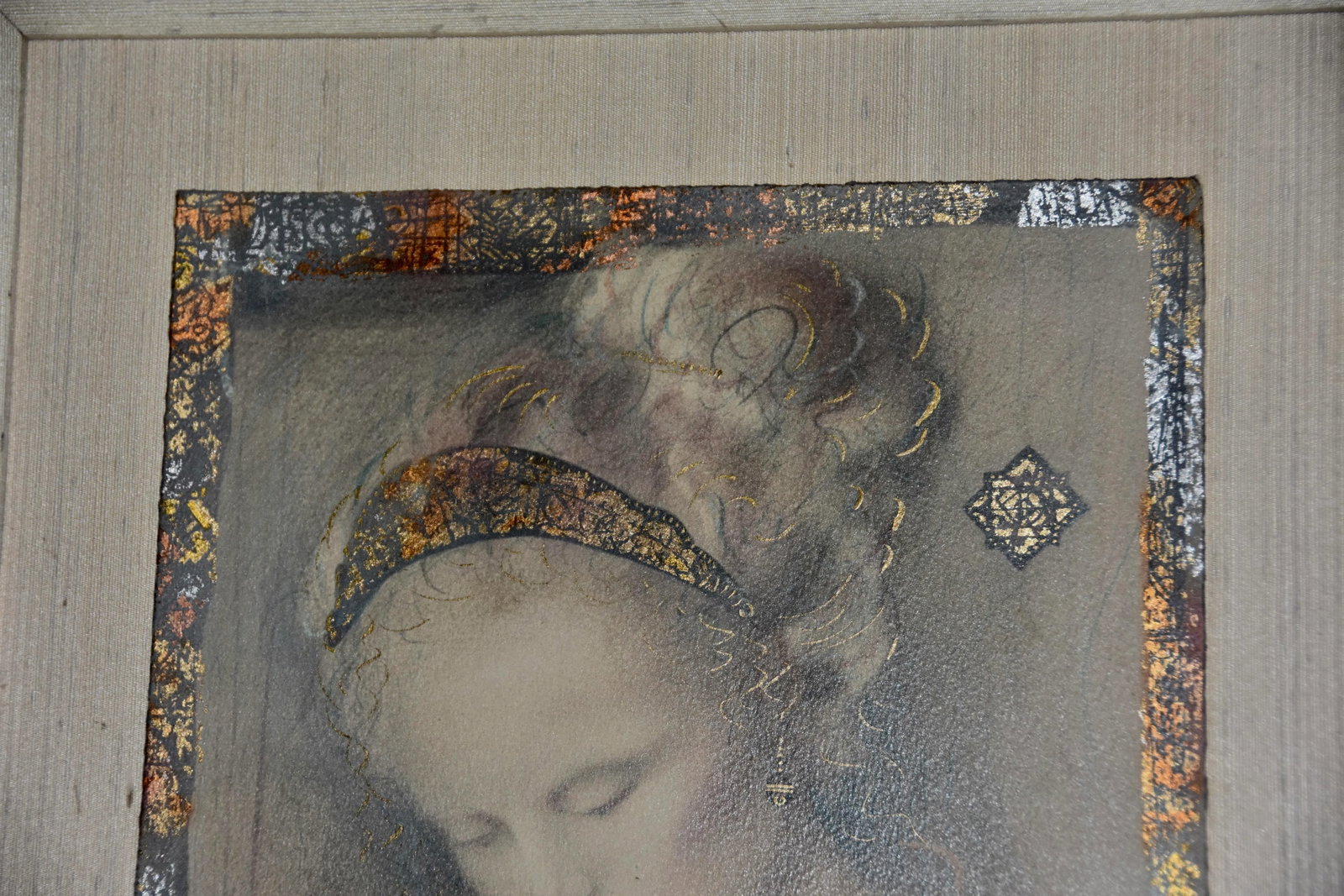 Csaba Markus 'Cassandra' Original Museum-Quality Painting Mixed Media - 9