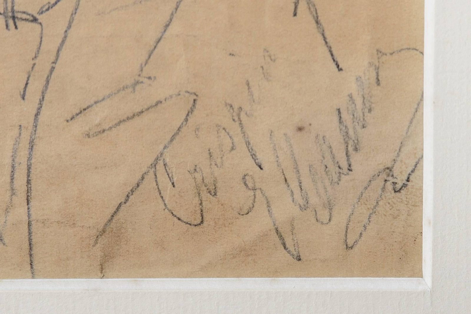 Signed Pencil Sketches by Enrico Caruso - 2