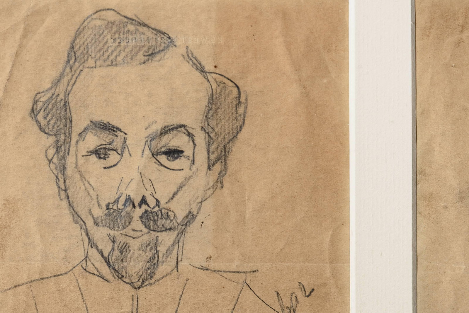 Signed Pencil Sketches by Enrico Caruso - 8
