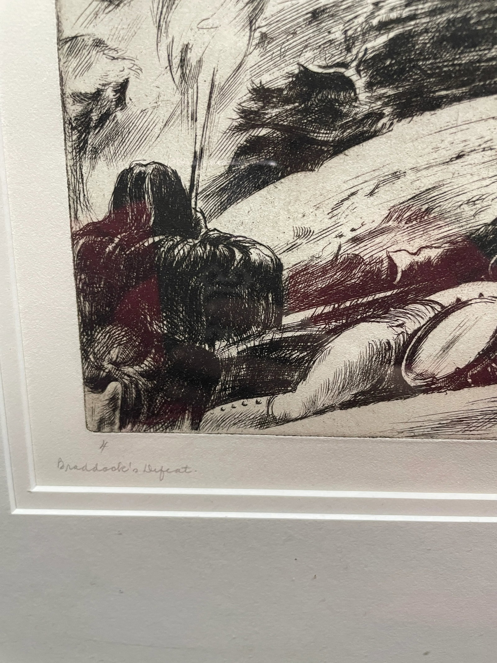 Earl Horter Washington at Braddock's Defeat (From the Bicentennial Pageant of George Washington Port - 3