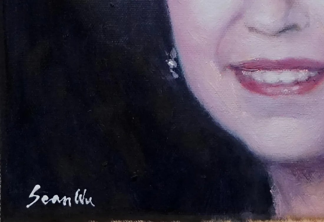 Original Oil Portrait of Queen Elizabeth II - 4
