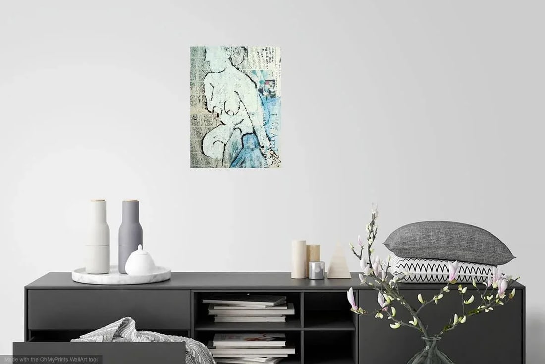Martha Holden "French Woman" Drawing on French Paper - 4