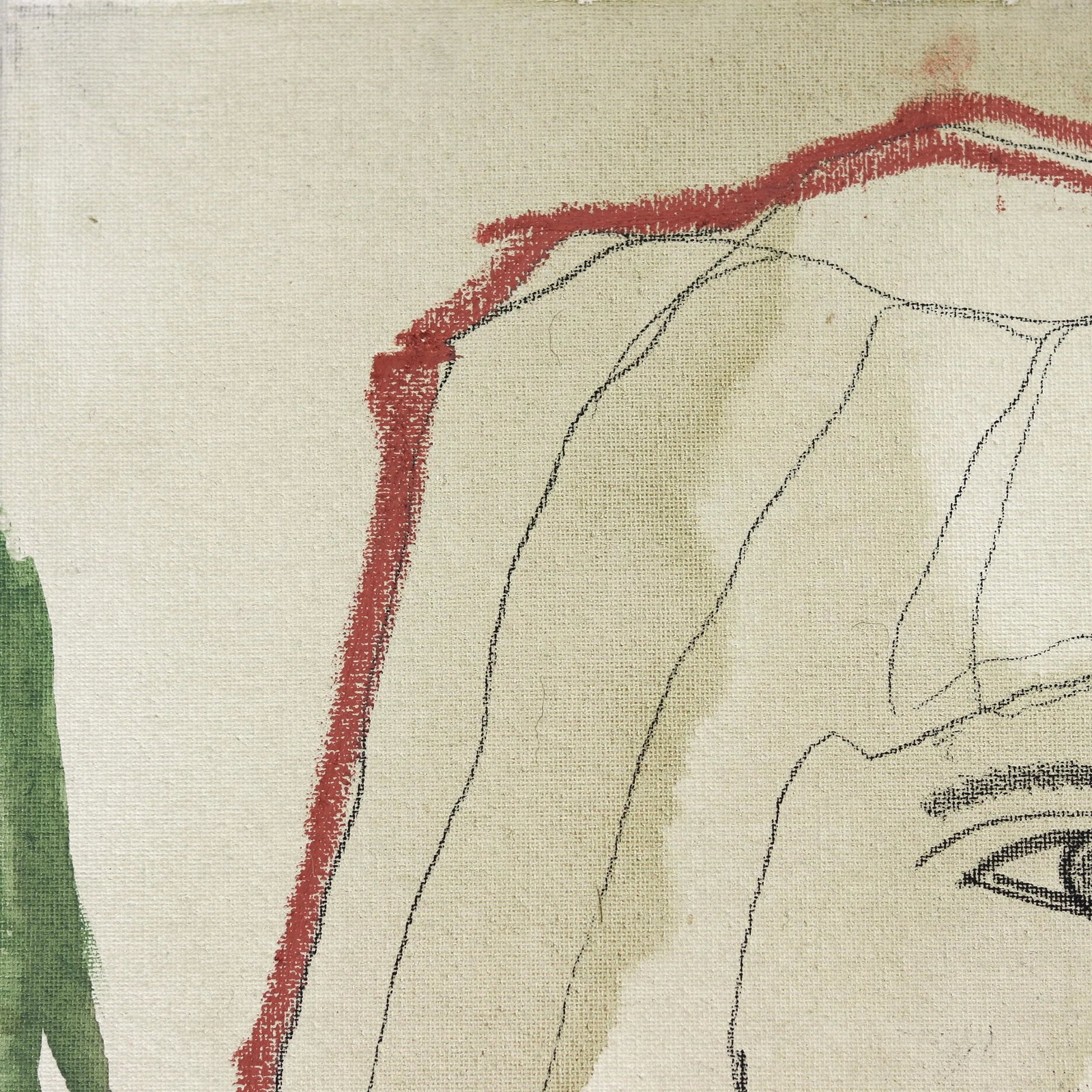 Petra - Abstract Expressionism Figurative Portrait Painting Original Artwork by Erin Hammond - 2