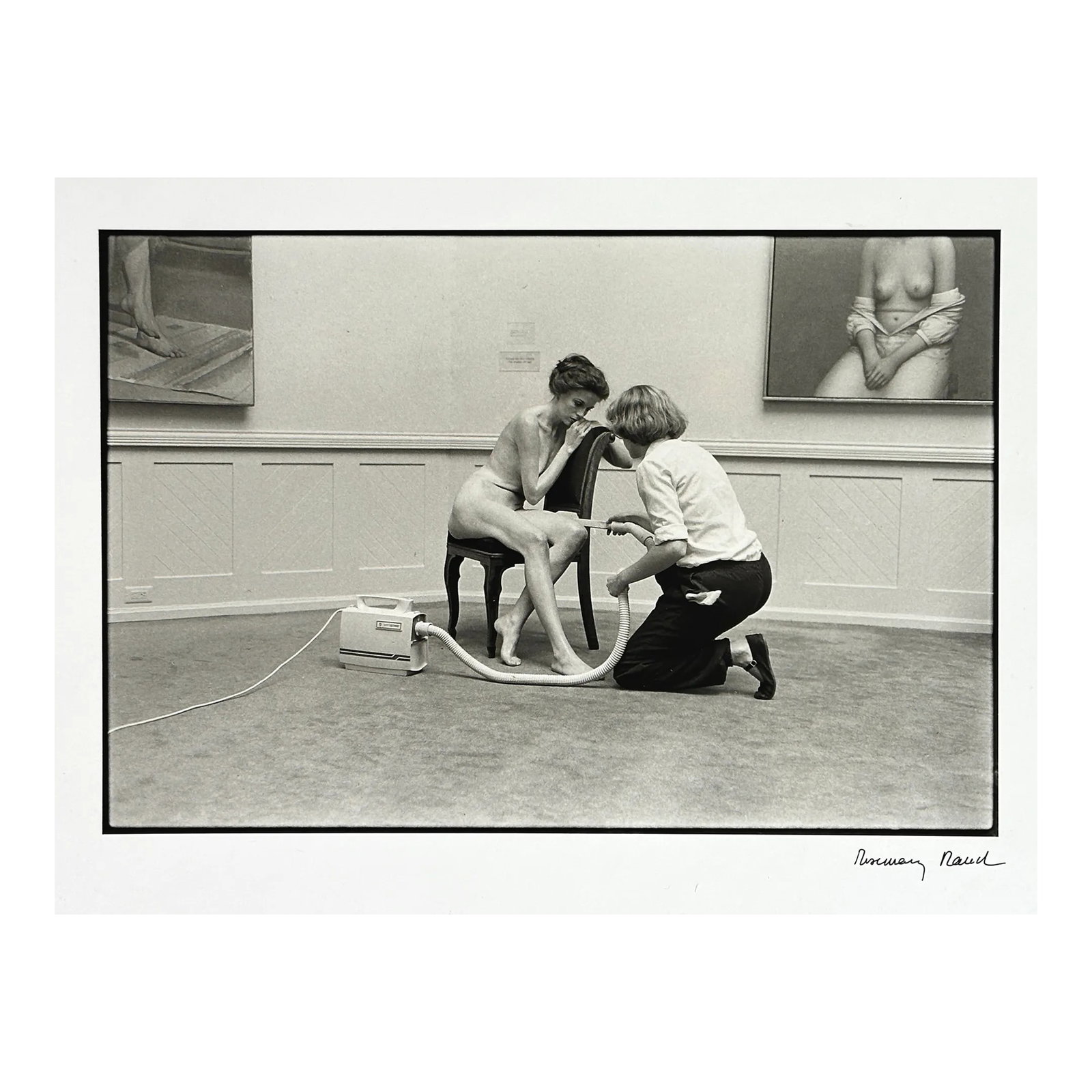 Rosemary Ranck (American, B. 1941) - Museum Conservator, 1981, Signed (Gelatin Silver Print): Rosemary Ranck (American, b. 1941) Museum Conservator, 1981 Signed Gelatin Silver Print Size: 14 x 11 (print); 16 x 20 (board) In good condition with wear consistent with age. Please refer to photos