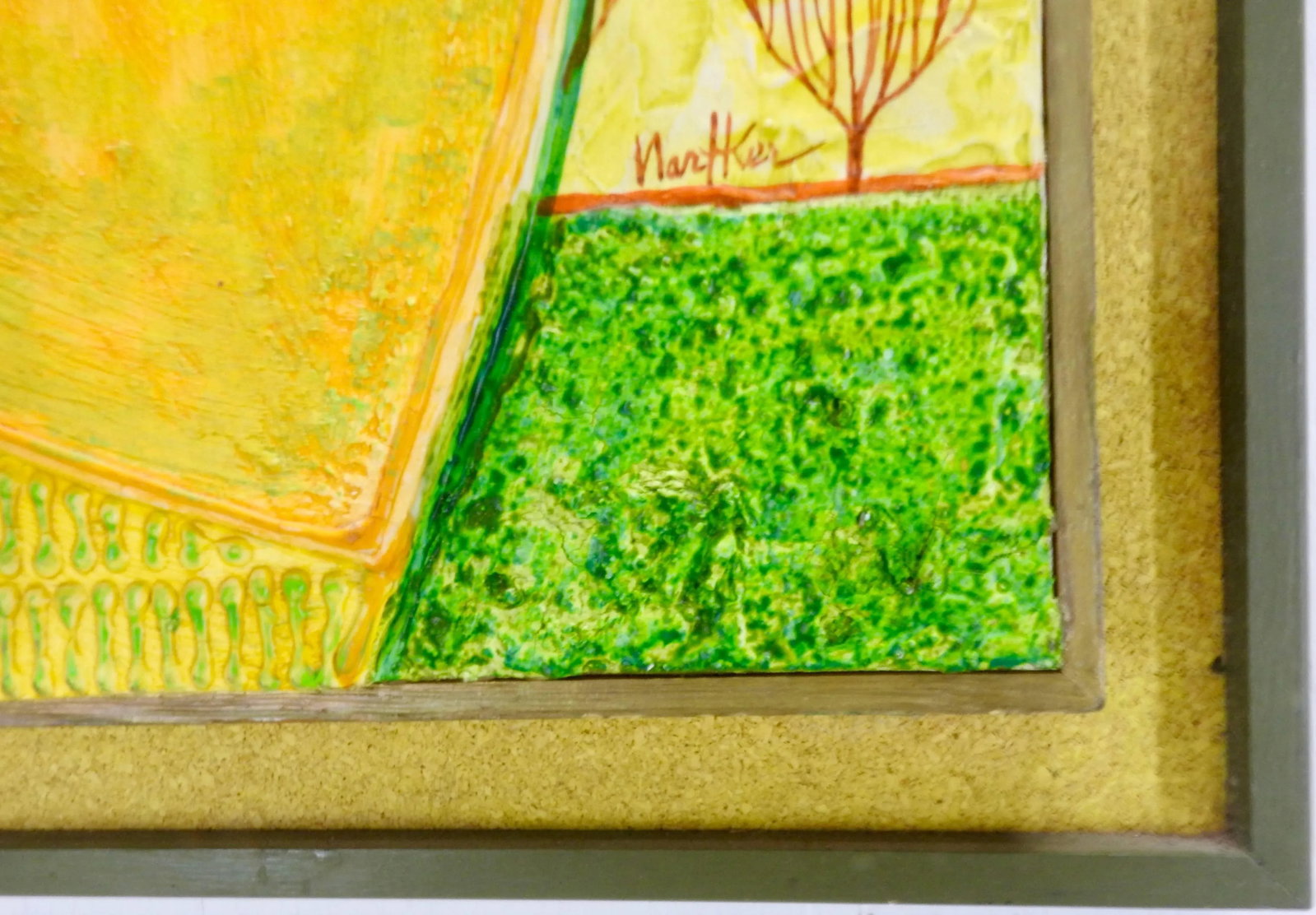 Mid-Century Signed 3d Painting of a Queen by John Nartker - 7