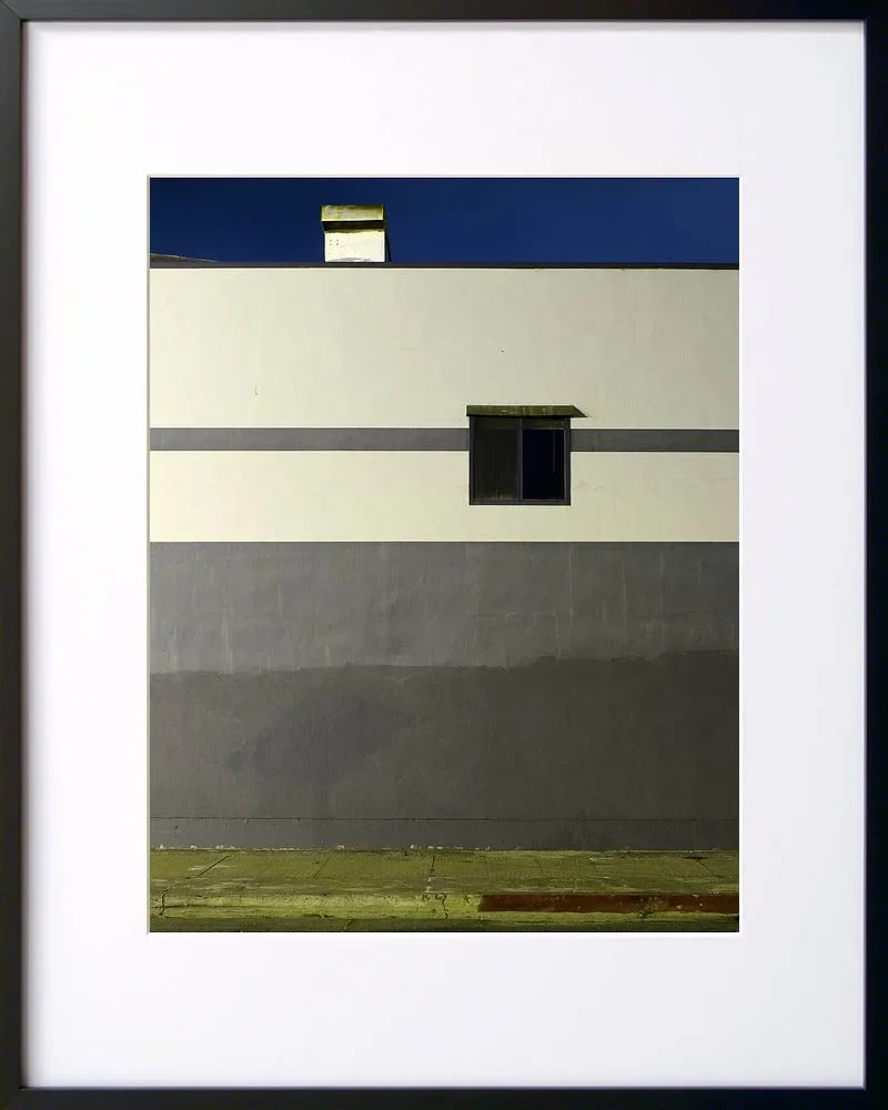 Contemporary Night Photograph "Gray Wall" by John Vias - 2