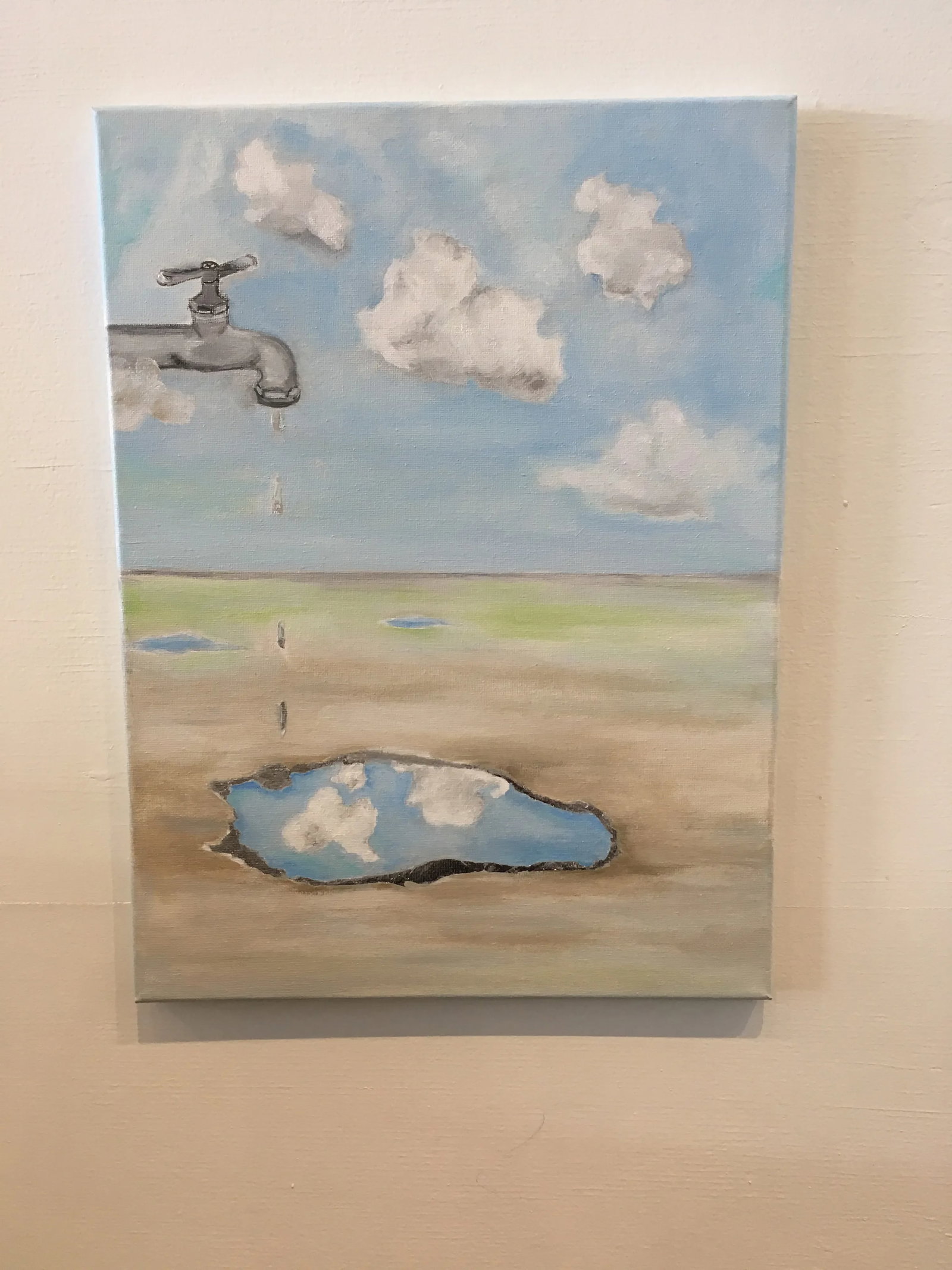"Dripping Truth" Painting - 3