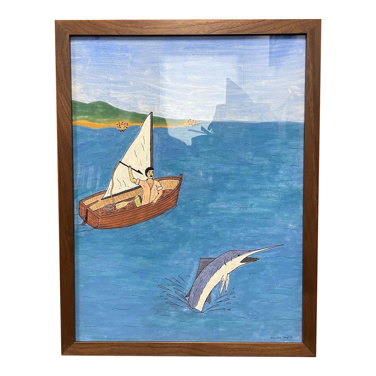 Illustration of "The Old Man and the Sea" - 2