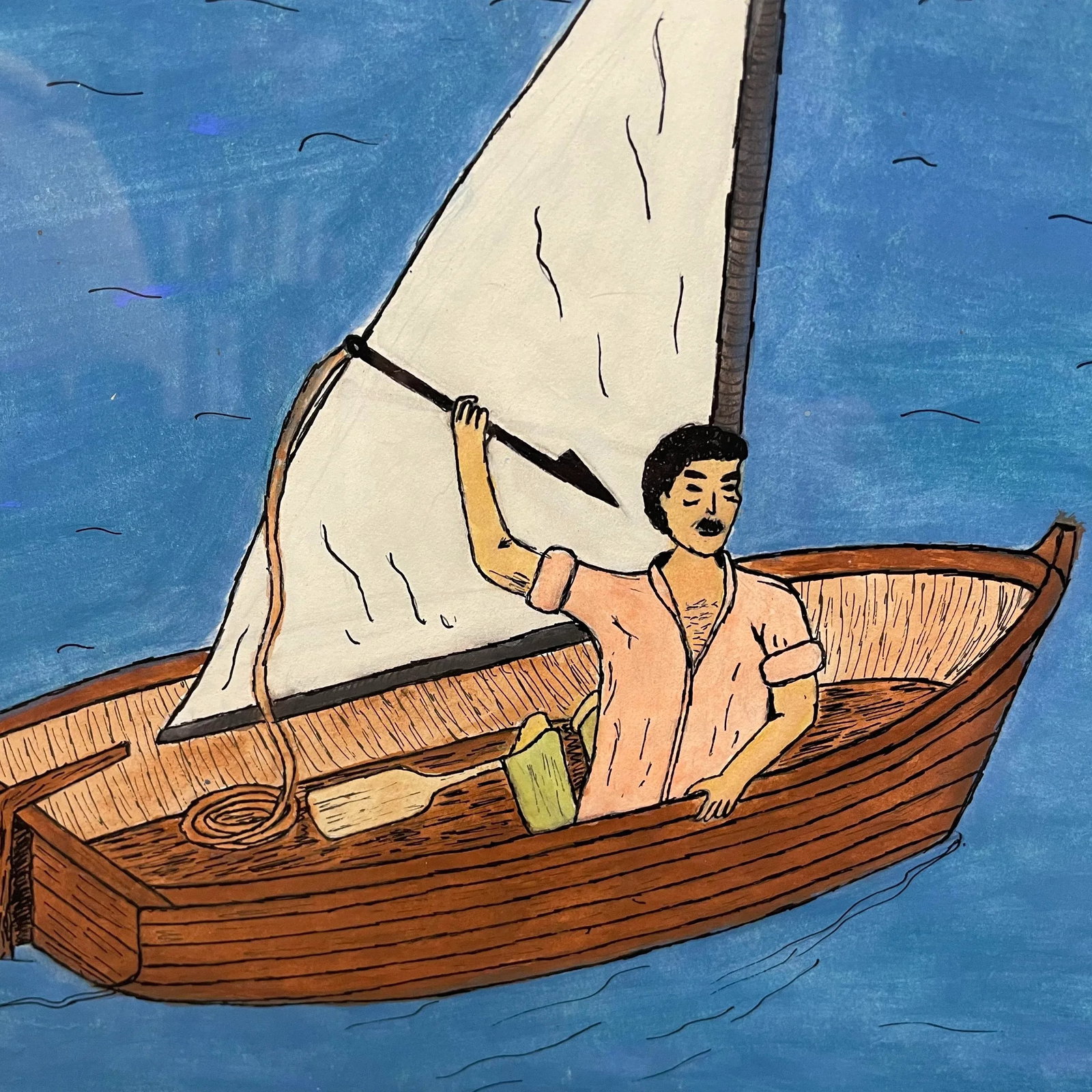 Illustration of "The Old Man and the Sea" - 7