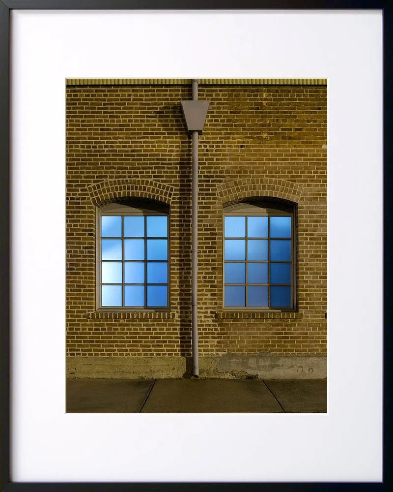 Contemporary Night Photograph "Arched Windows" by John Vias - 2