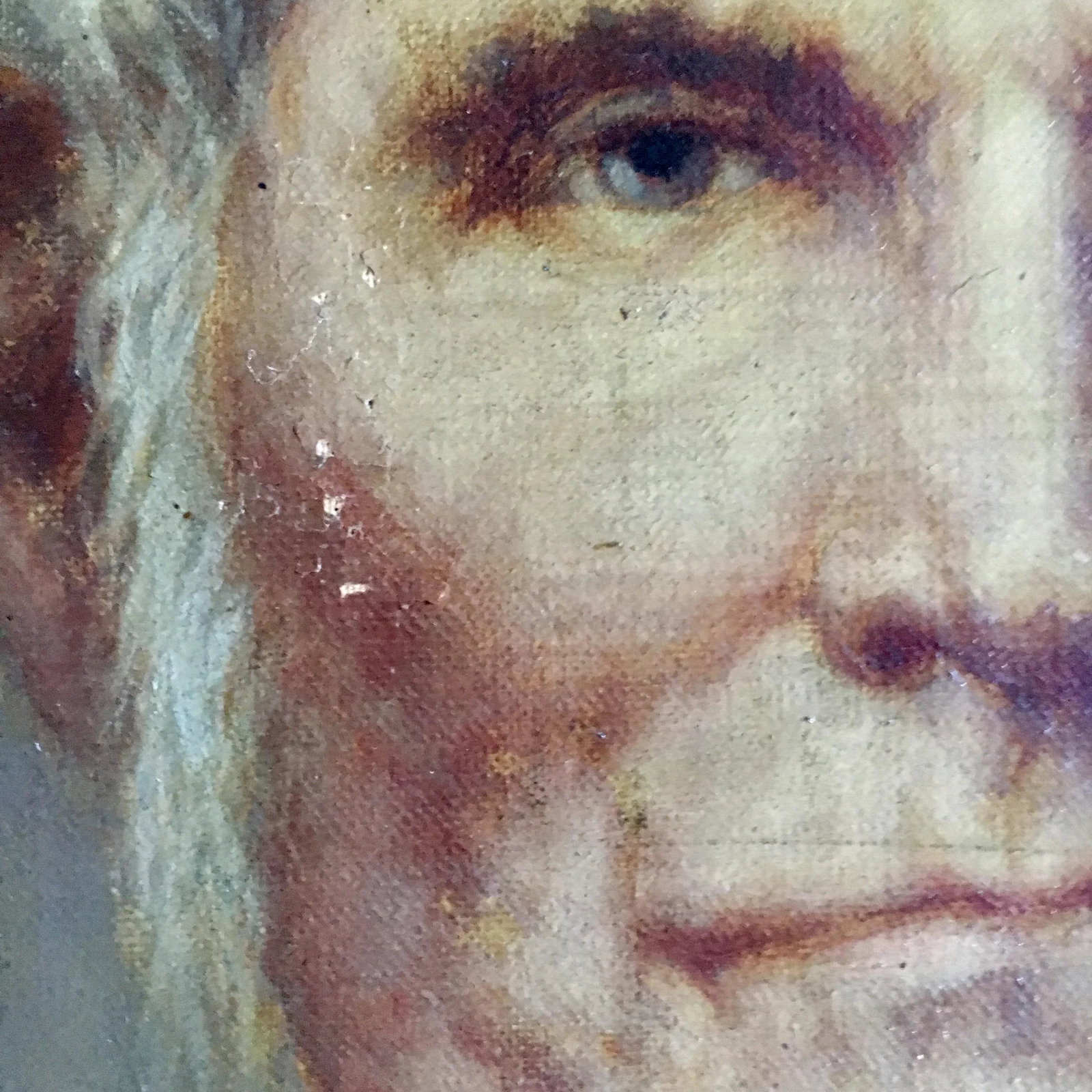 19th Century Antique Oil Portrait of a Gentleman - 2
