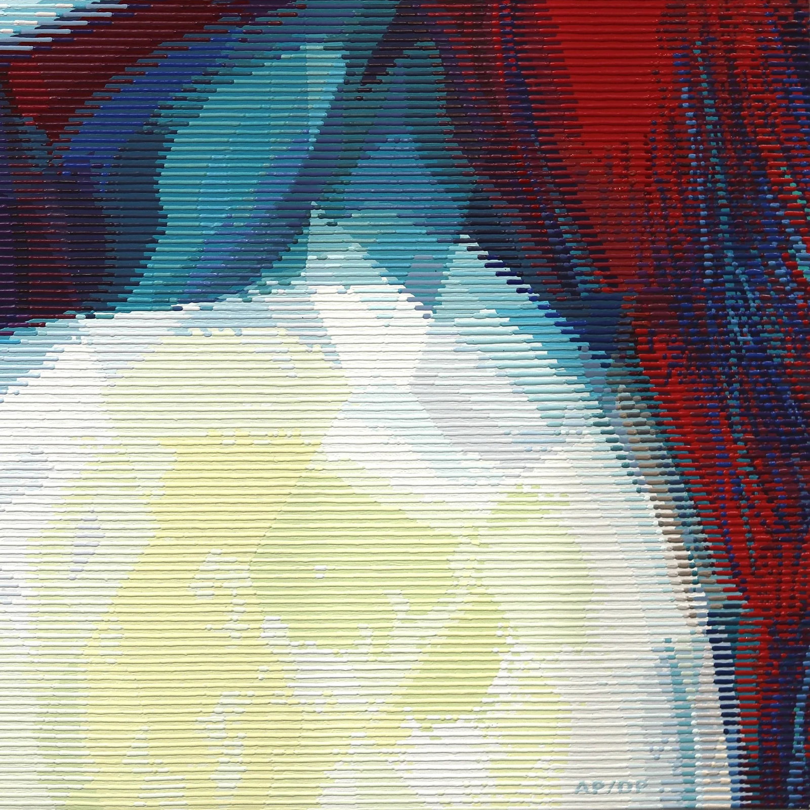 Large Textural Figurative Original Painting by Alea Pinar Du Pre "Mila" Pop Art on Canvas - 5